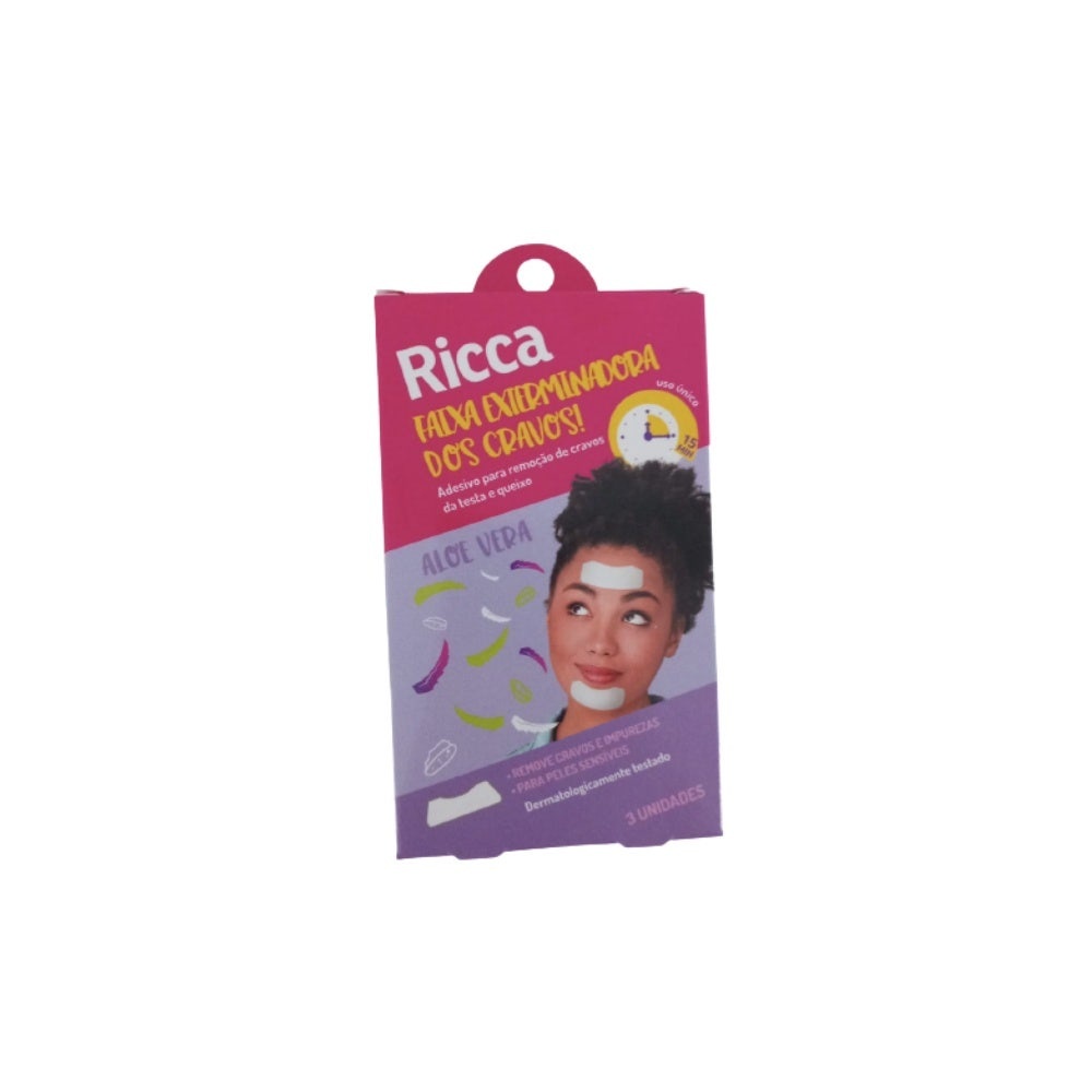 Adesivo facial Ricca Anti Cravos c/3un - Beauty