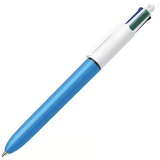 Caneta esferográfica retrátil 1.0mm 4 cores Bic