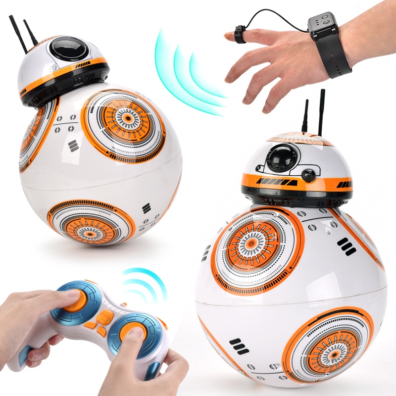 Robô RC 2.4G Controle Remoto Por Rádio Com Sensor De Indução De Gesto De Vigilância Sonora...