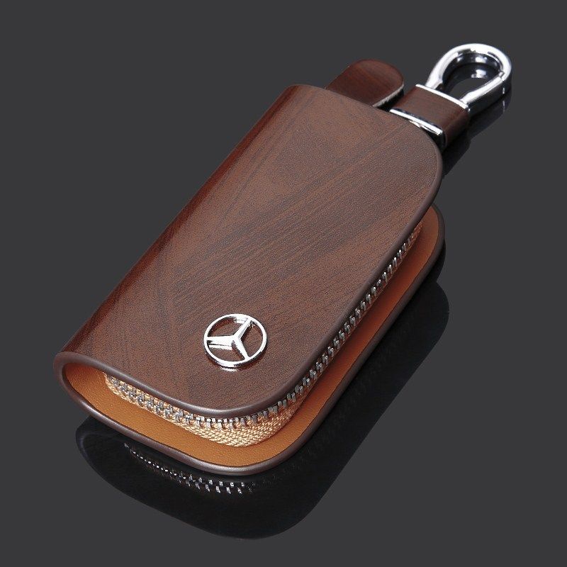 Benz Capa Da Chave Do Carro Para GLC GLK GLA CLA W205 W212 AMG C E S Série Porta-Chaves Couro Remota Inteligente Bolsa