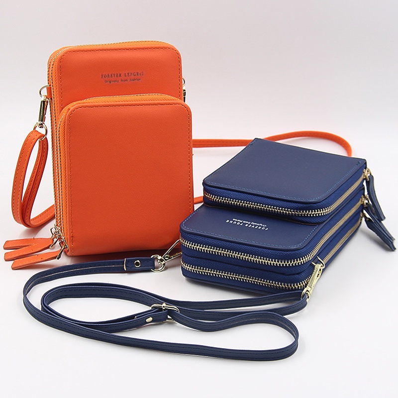 Bolsa Feminina Transversal Porta Celular 3 Divisórias Social HH Utilidades em Oferta na Shopee