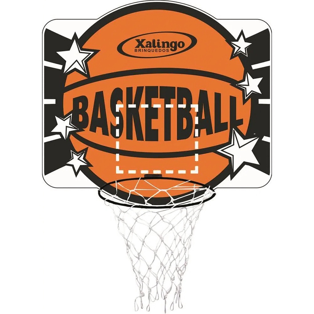 Tabela de Basquete Jogo para Criança em MDF Ótima Fixação +3 Anos Prática Material Resistente Xalingo 6703.2 - Sports & Outdoors