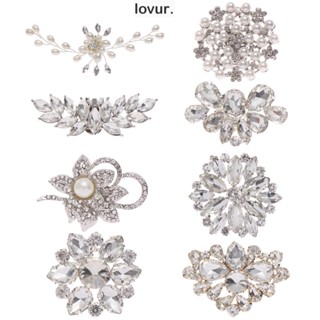 LOVUR 1PC Grampo De Sapato Lady Quadrado De Casamento Fivela De Encanto