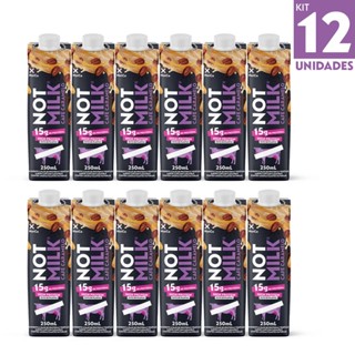 Kit 12x NotCo NotMilk High Protein 15g Cafe Caramelo 250ml