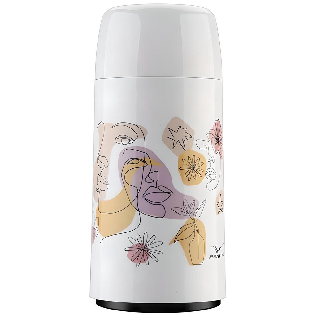 Garrafa Térmica Firenze Mini 250ml Mix Dec Face/Respire - Invicta