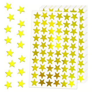 Adesivos Golden Star De 300pcs Para Recompensa , Planejador Estudantil E Material Escolar Professores , 0,6 Polegadas De Diâmetro em Oferta na Shopee