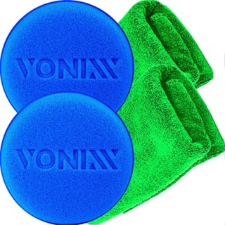 2 Aplicador Espuma Vonixx + 2 Pano Flanela Toalha Microfibra em Oferta na Shopee