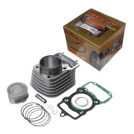 Kit Cilindro Pistão Anéis Junta Cg 125 Titan 94 99 Kmp RIK Premium Std em Oferta na Shopee