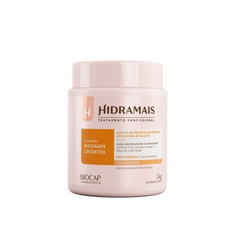 Creme para Massagem LipoDetox 1Kg Hidramais