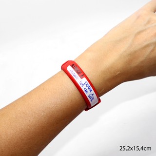 PULSEIRA DE IDENTIFICAÇÃO PARA ALERGIAS - PERSONALIZE VOCÊ MESMO