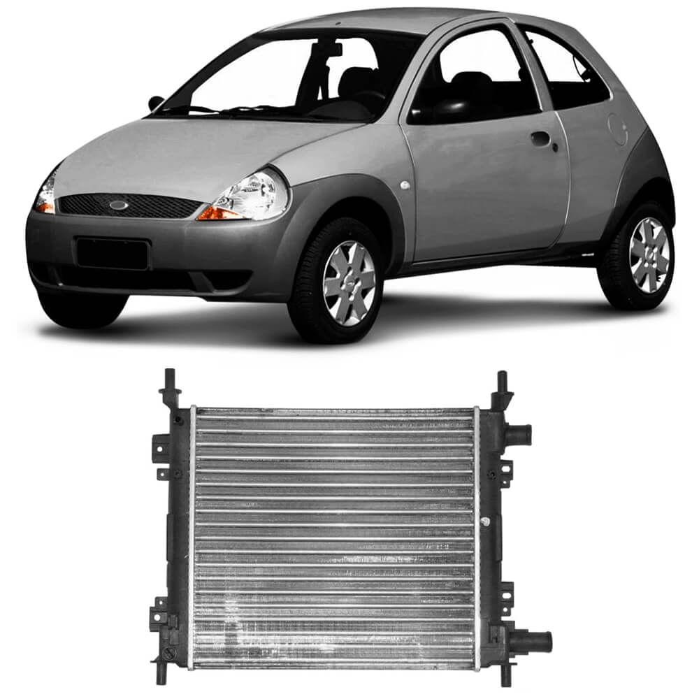 Detalhes do Radiador Ford Ka 1.0 1.6 Rocam 2000 A 2008 Sem Ar Visconde