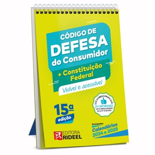 Livro código de defesa do consumidor Editora Rideel
