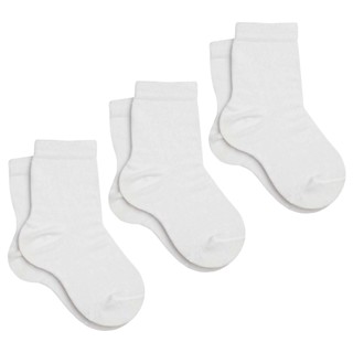 Kit com 3 Meias Infantis Confeccionada Em Algodão Selene