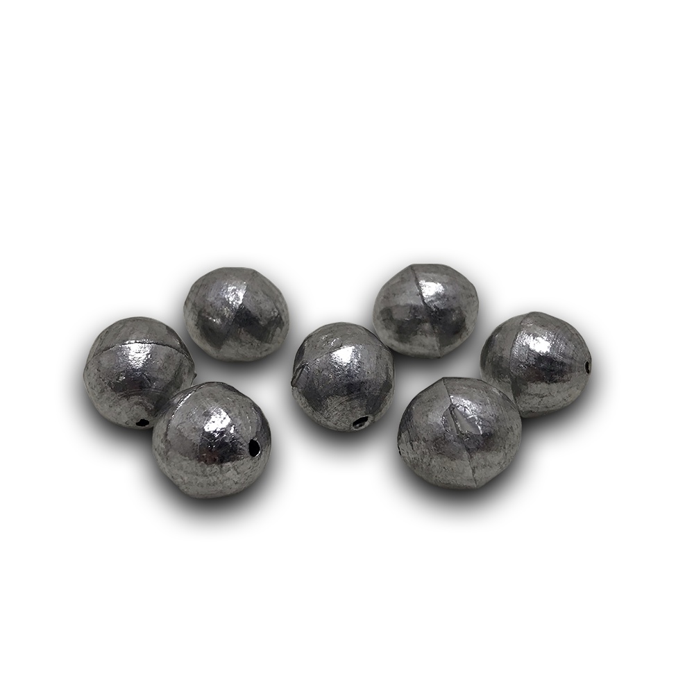 Chumbada Bola Para Pesca Pacote com 1kg - Vários Tamanhos