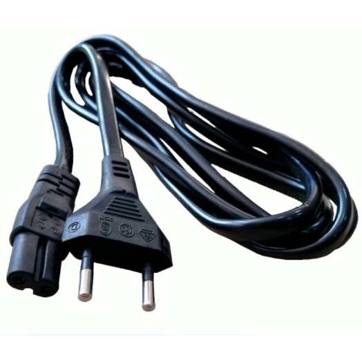 Kit 10 Cabo De Força Energia Bipolar 8 para Video Gamer ps2 ps3 ps4 e TV Radio Cabo Grosso 2 Pinos