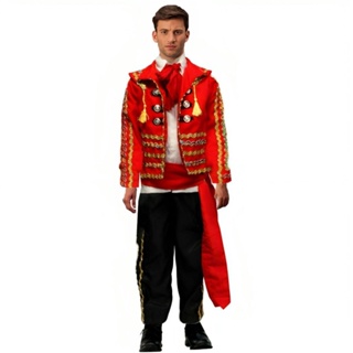 Fantasia Espanhol Adulto Luxo Para Homens Com Lenço e Cinto em Oferta na Shopee