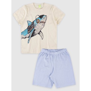 Conjunto Bebê e Infantil Camiseta/Bermuda Masculino Verão