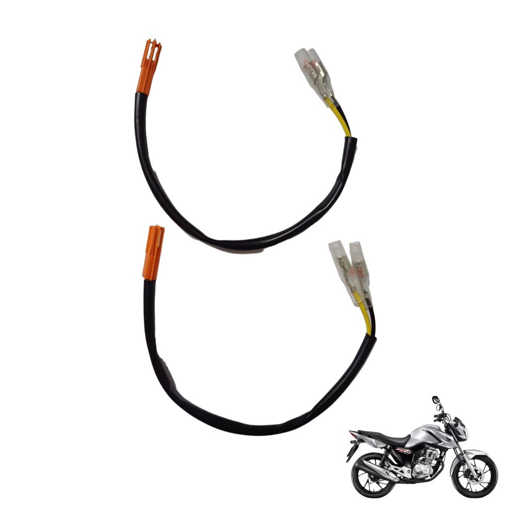 Adaptador Pisca Led Plug (2 Unidades) Titan 160 Fan 160 Start 160 Cargo 160 Stallion