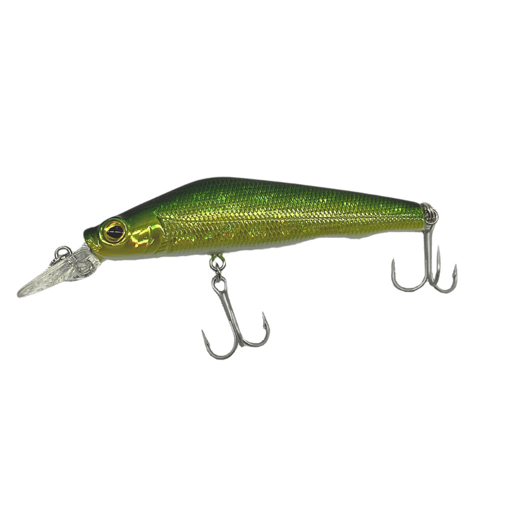 Isca de pesca artificial minnow 9 cm meia agua pega facil tucunaré tilapia jau