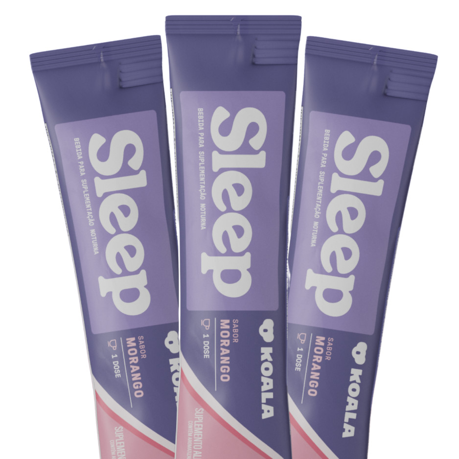 SACHE KOALA SLEEP MORANGO KIT 3 UN  - CAFFEINE ARMY em Oferta na Shopee