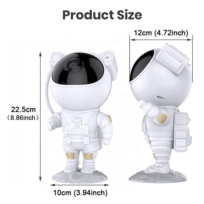 Projetor Astronauta Galaxia Luz Estrela Noturna Nebulosa em Oferta na Shopee