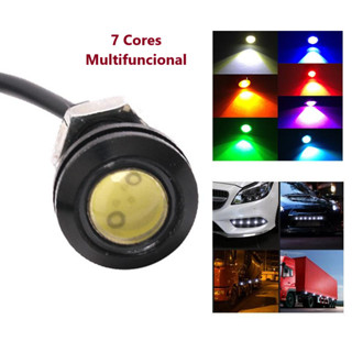 1 par Luz LED 9W Olho Águia 18/23 mm Universal Nevoeiro Estacionamento Decorativa Multicolor Carro Motocicleta Caminhão em Oferta na Shopee
