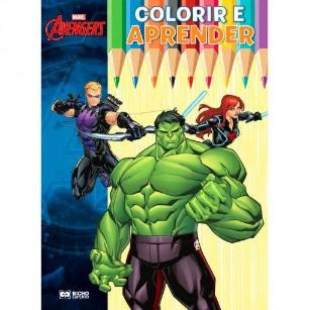 Colorir e Aprender Marvel - Vingadores 2 em Oferta na Shopee