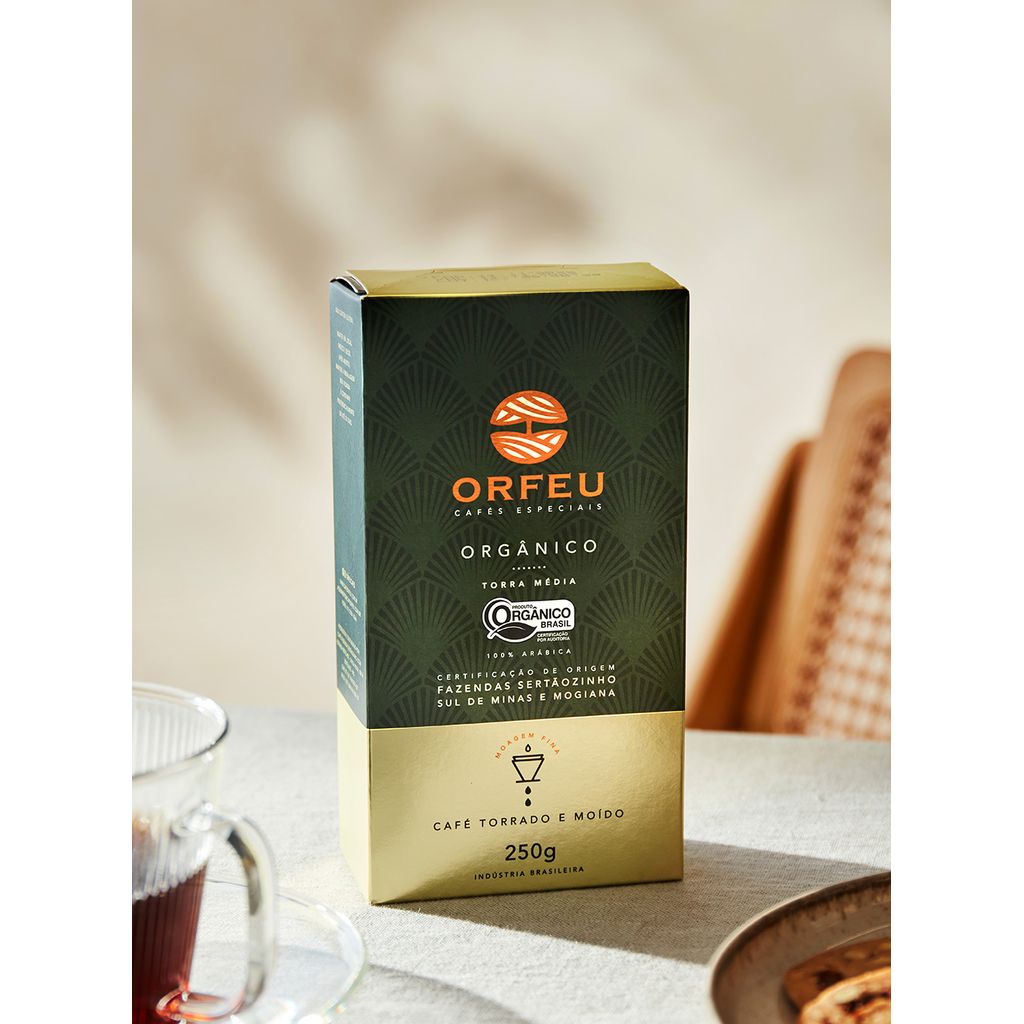 Café Orfeu Torrado E Moído Orgânico 250g