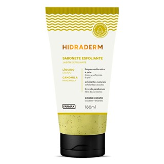 Sabonete Líquido Esfoliante Farmax Hidraderm Camomila 180ml
