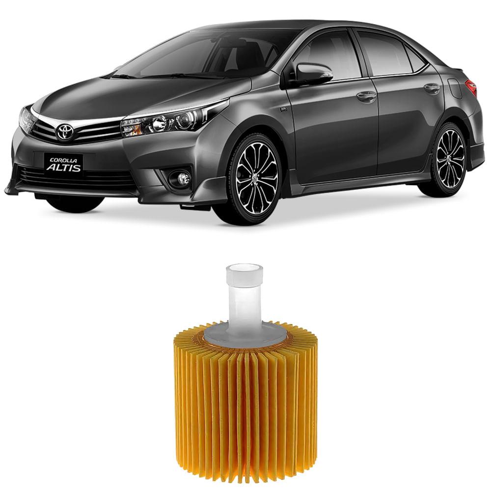 Filtro Óleo Toyota Corolla Prius RAV4 Metal Leve OX1041D