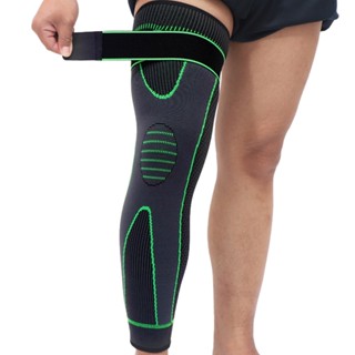 Joelheira Ortopédica De Compressão Articulada Respirável Elástica Para Dor Esportes Volei Crossfit Artrose Longa Coxa Panturrilha
