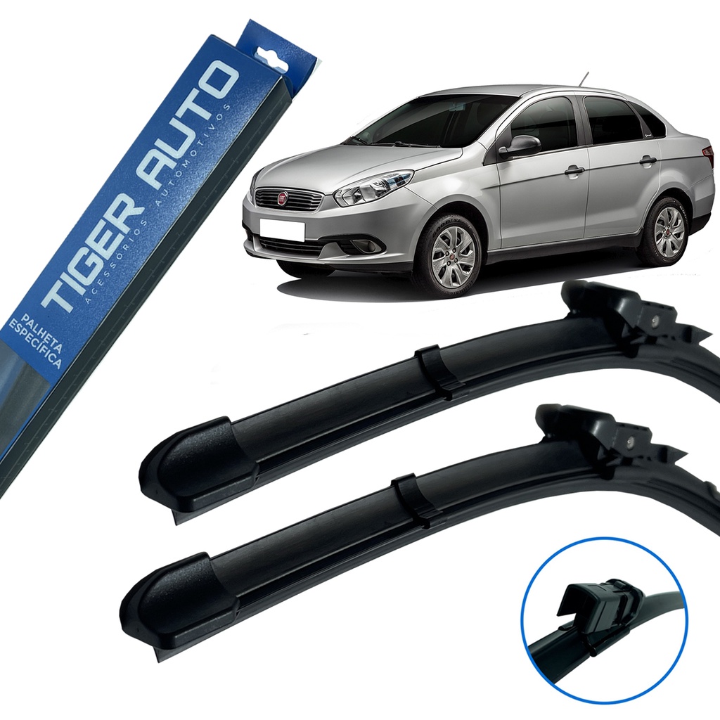 Par Palheta Limpador Para Brisa Grand Siena 2012 à 2016 em Oferta na Shopee