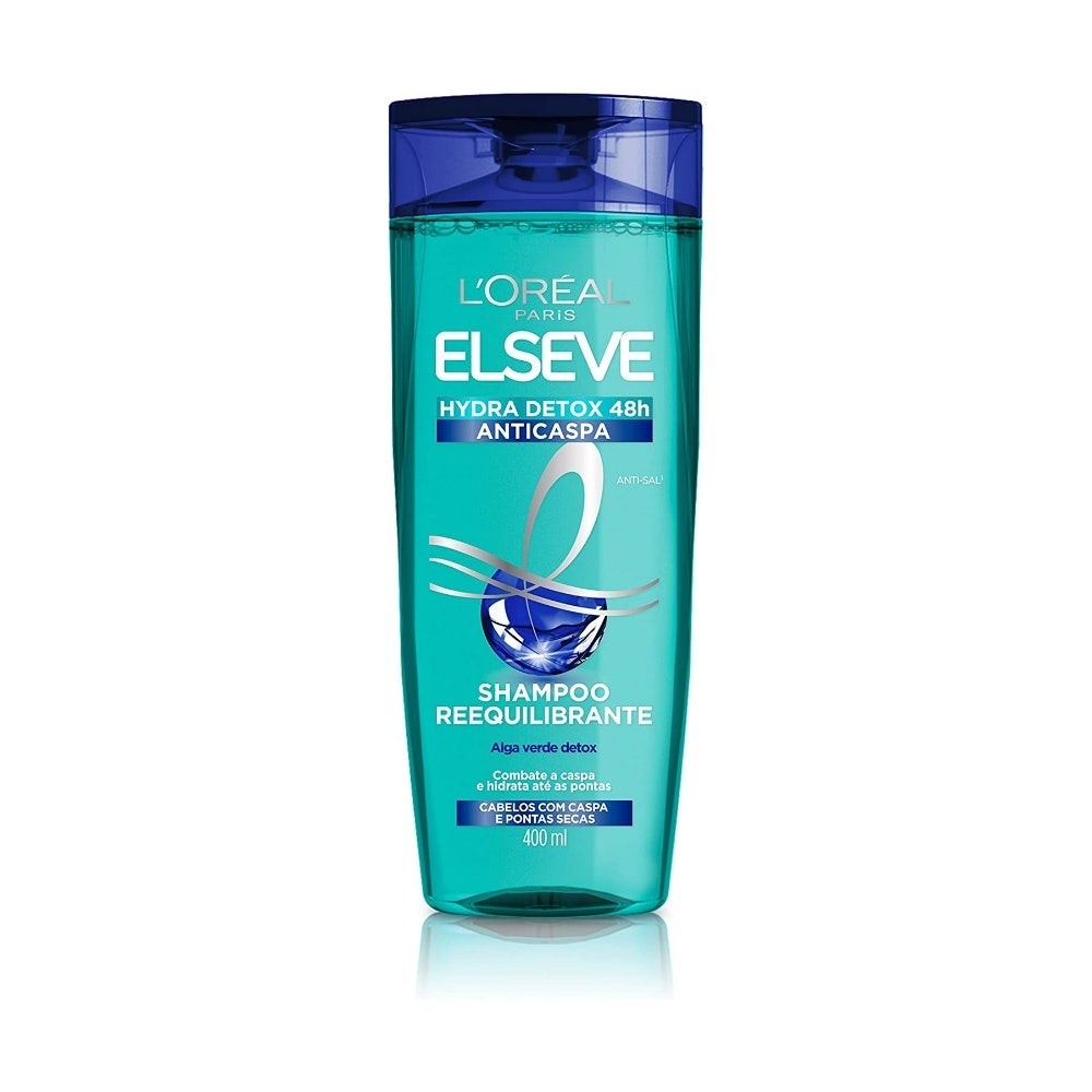 Shampoo Elseve Hydra Detox Zero Caspa 400Ml em Oferta na Shopee