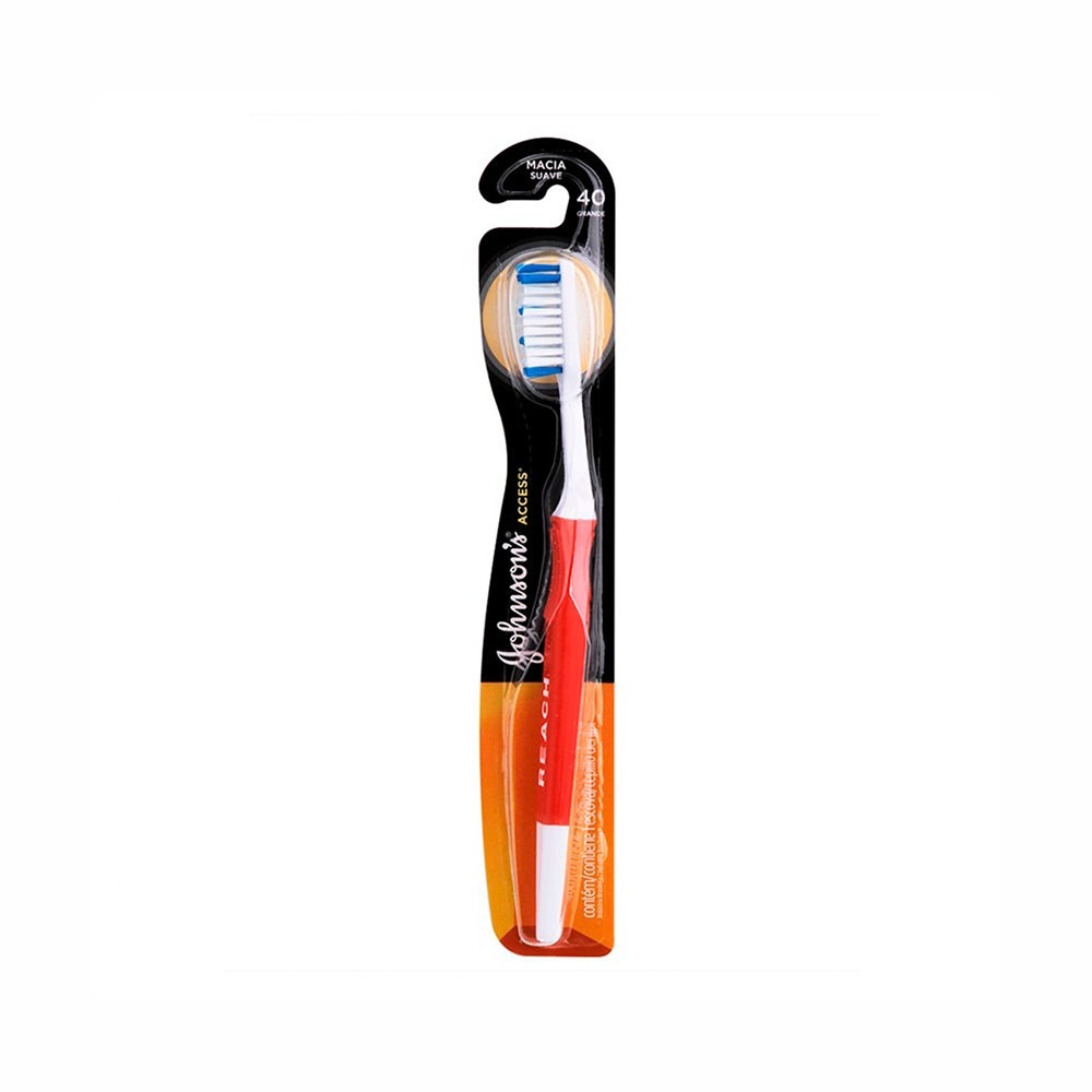 Escova Dental Johnson´S Reach Access 40 Longa Macia em Oferta na Shopee