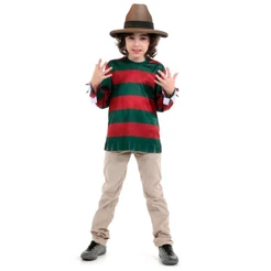 Fantasia Freddy Krueger Infantil Com Chapéu