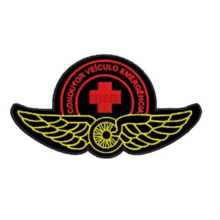 Patch Bordado Breve Condutor Socorrista Colorido