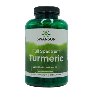 Curcumina Açafrão da Índia Turmeric 720mg Swanson 240Caps em Oferta na Shopee