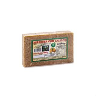 Rapadura Natural Com Amendoim 400g Sergio Castilho em Oferta na Shopee