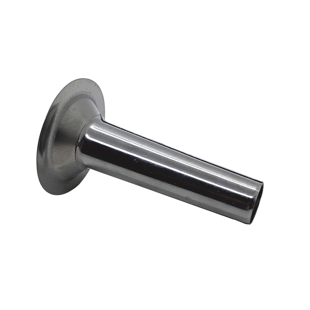 Funil inox boca Nº 22 para moedor de carne elétrico manual embutidos linguiça charcutaria