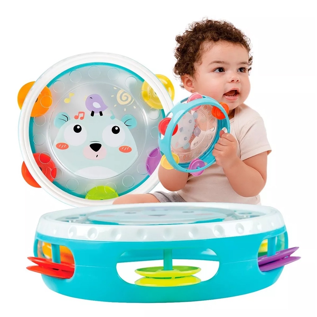 Brinquedo Infantil Musical Meu Primeiro Pandeiro 13607 Buba em Oferta na Shopee