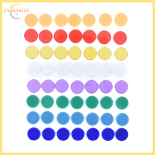 [EL] 100pcs/bag PRO Contar Marcadores De chips De bingo Para Cartões De Jogo 1,5cm * 0,1cm em Oferta na Shopee