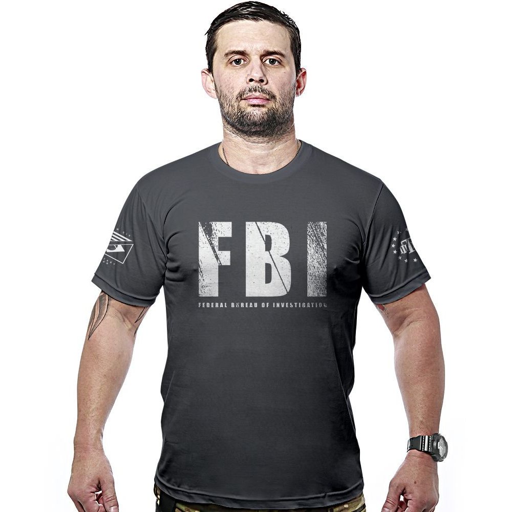 Camiseta Masculina Militar FBI Hurricane Line Team Six