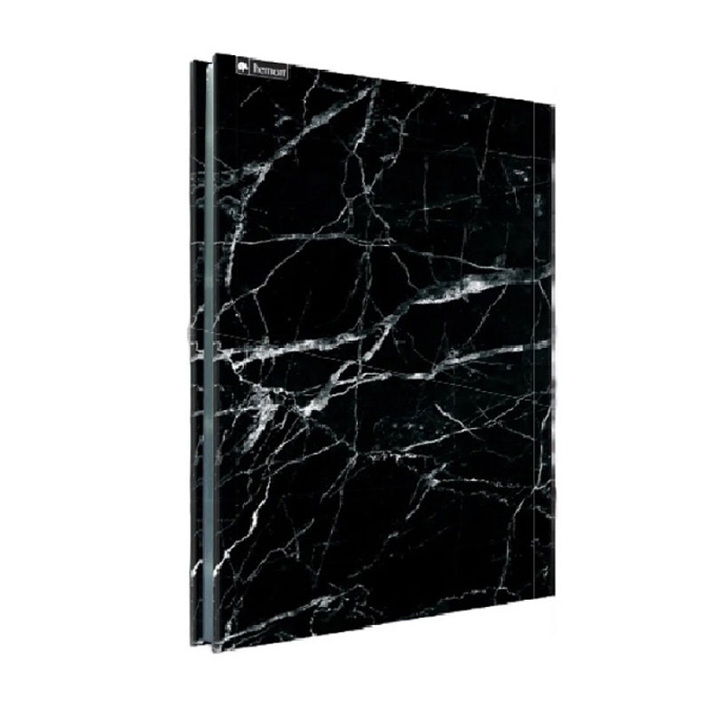 Pasta catálogo ofício 0252-3 Mineral Black com 25 plásticos Hemon em Oferta na Shopee