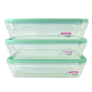 Conjunto 3 Potes Hermético Com Travas Empilhavel Para Marmita Organizadores Cozinha Sanremo Alta Qualidade em Oferta na Shopee
