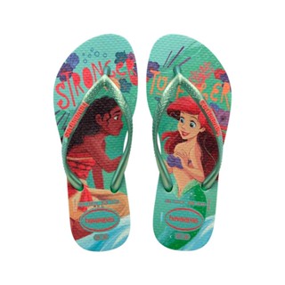 Chinelo Havaianas Infantil Slim Princess Aurora Citronela