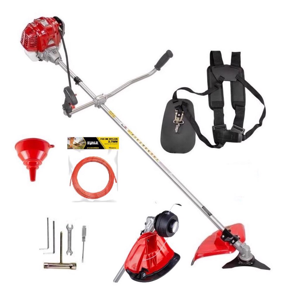 Roçadeira Gasolina TBC40X-4S 38.9CC 4T Toyama + Kit Nylon