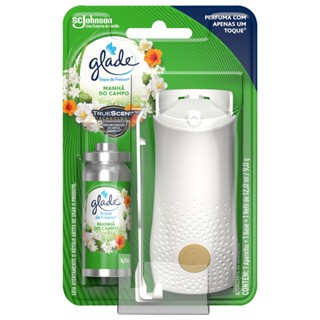 Odorizador de Ambiente Glade Toque de Frescor Aparelho + Refil Manhã do Campo 12ml