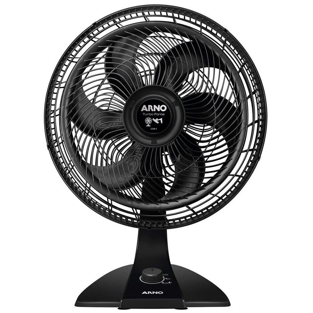 Ventilador de Mesa Arno Turbo Force 40cm VF42 2 em 1 6 Pás 3 Velocidades em Oferta na Shopee