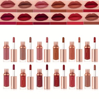 12 Cores Batom Líquido , Matte Velvet Acabamento Brilho Labial , Longa Duração Rico Renderizador De Cor