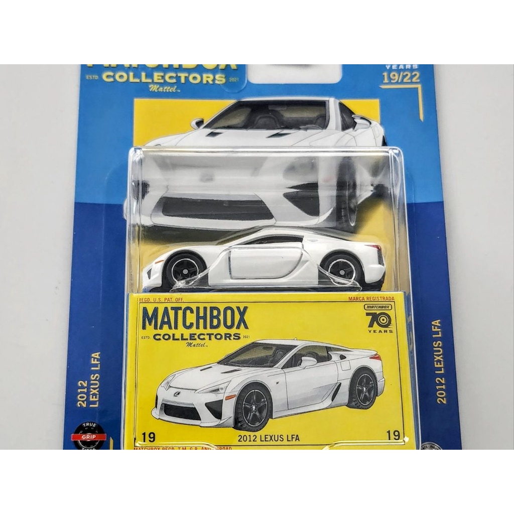Matchbox Premium Collectors Series Lexus Lfa 2012 70 anos 19